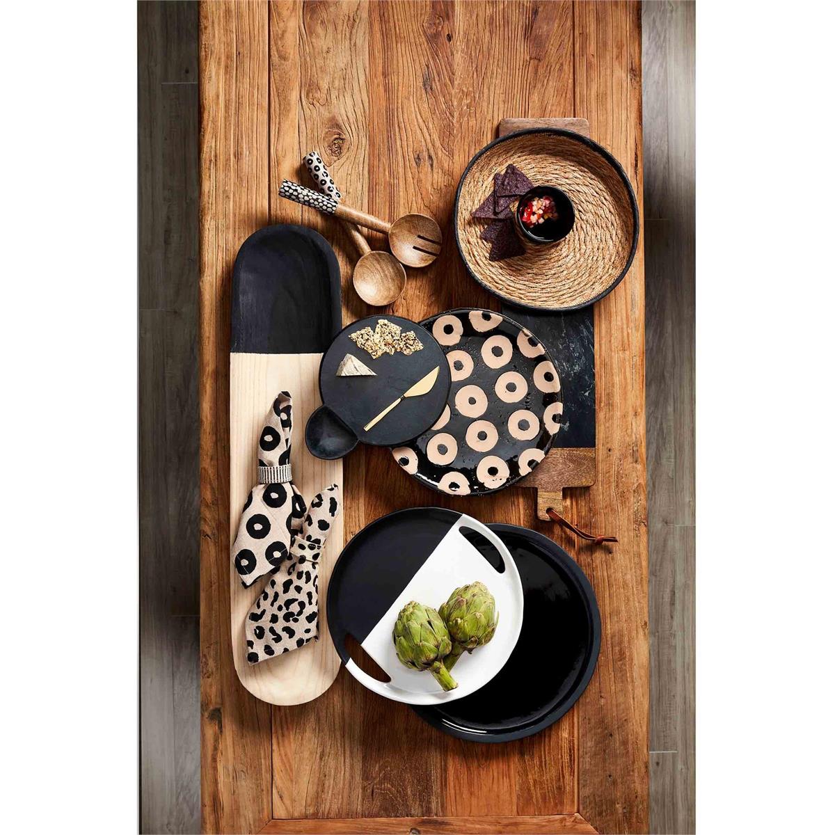 Black & White Nested Platters, Mud Pie