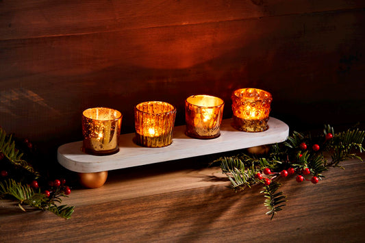 Gold Votive Display Set, Mud Pie