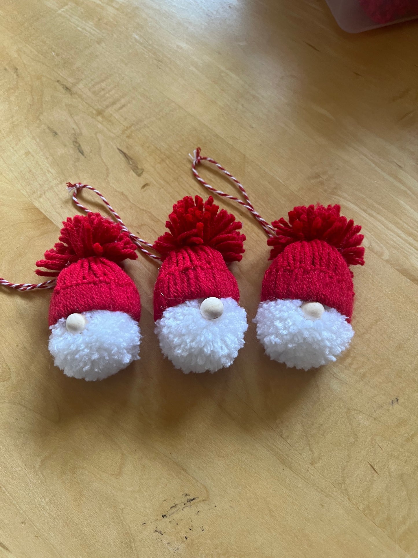 Yarn Gnome Ornaments