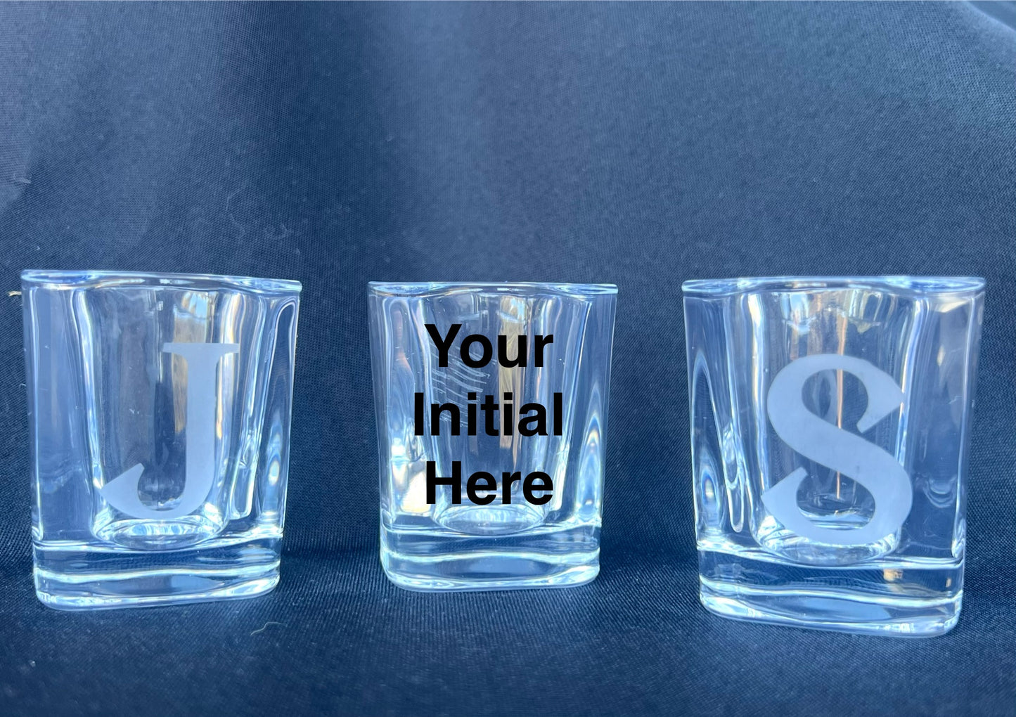 Initial Shot Glass
