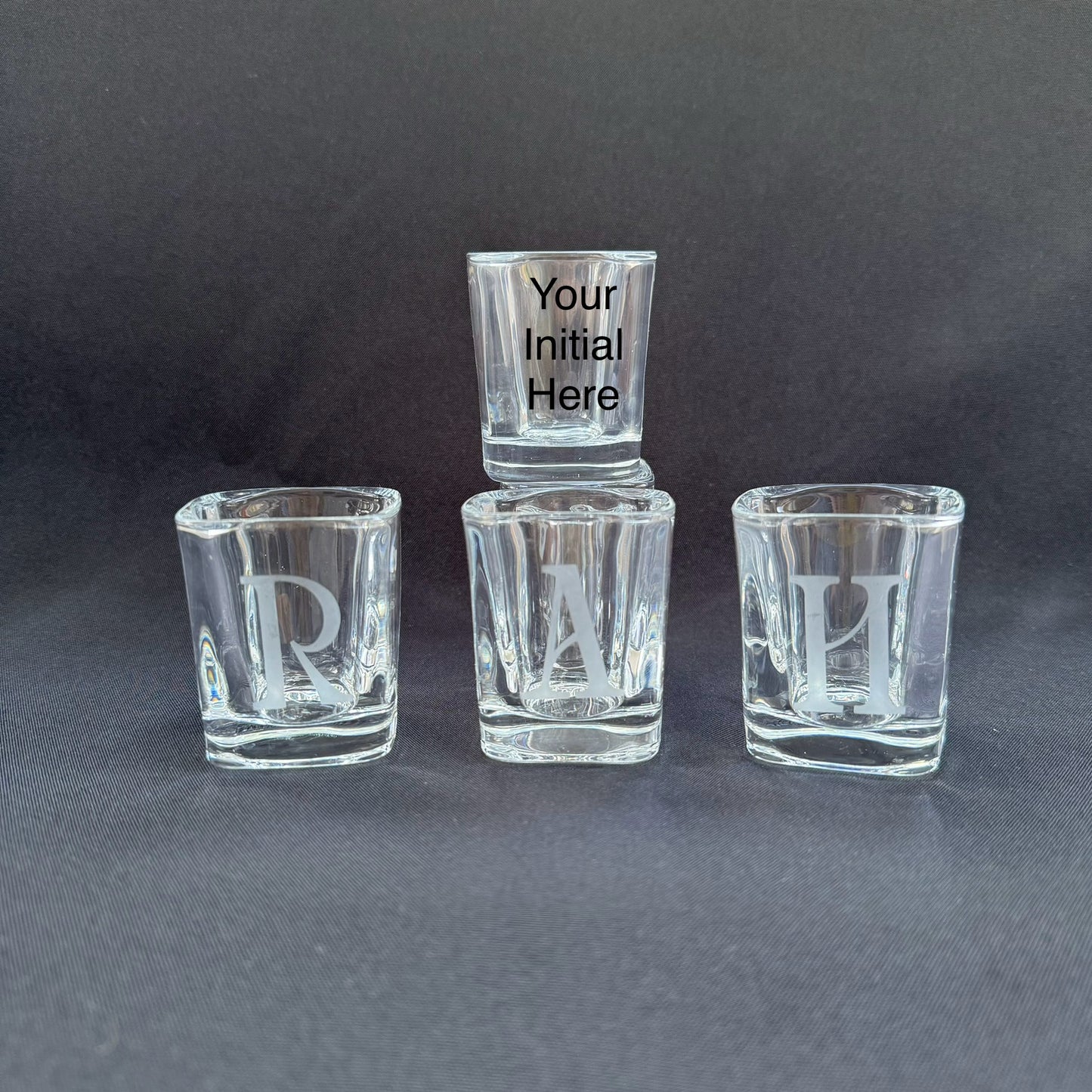 Initial Shot Glass