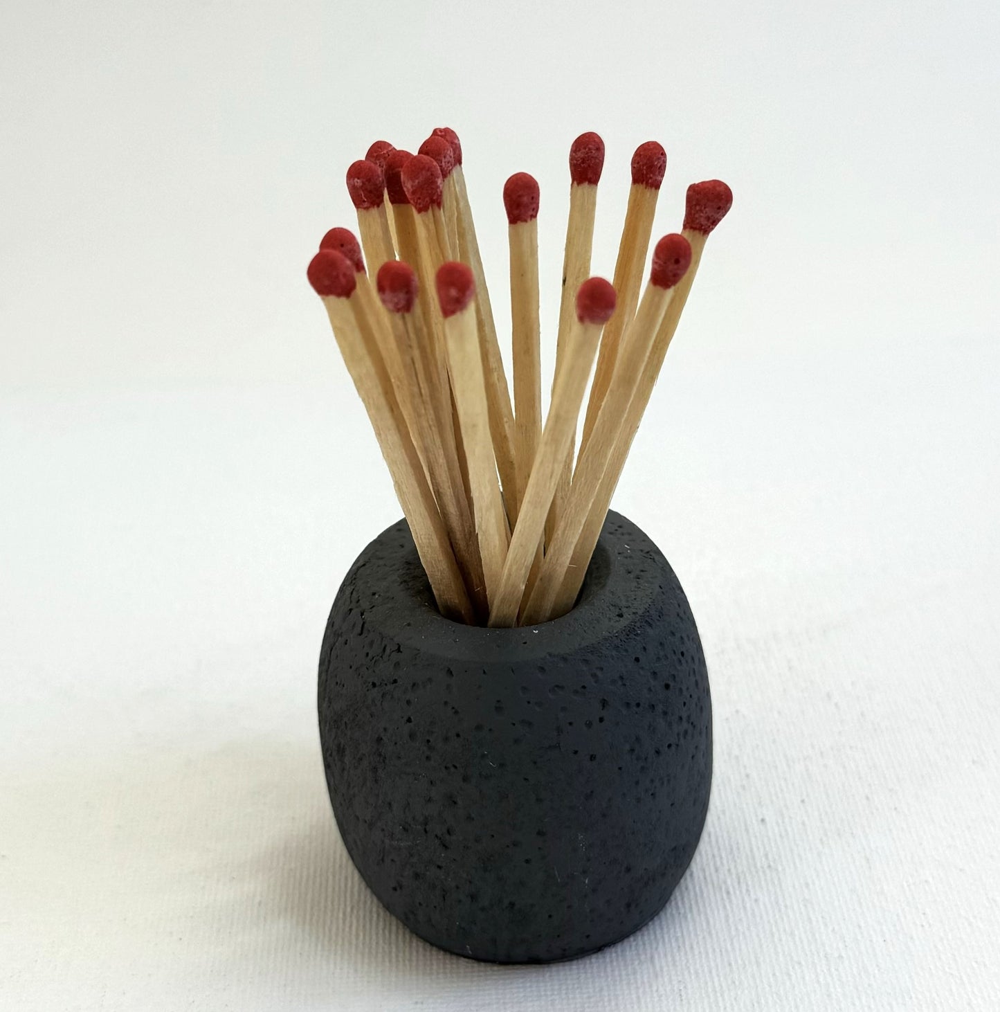 Concrete Match Holder/Toothpick Holder: Include 25 Colored Matches -20 Color Options Available