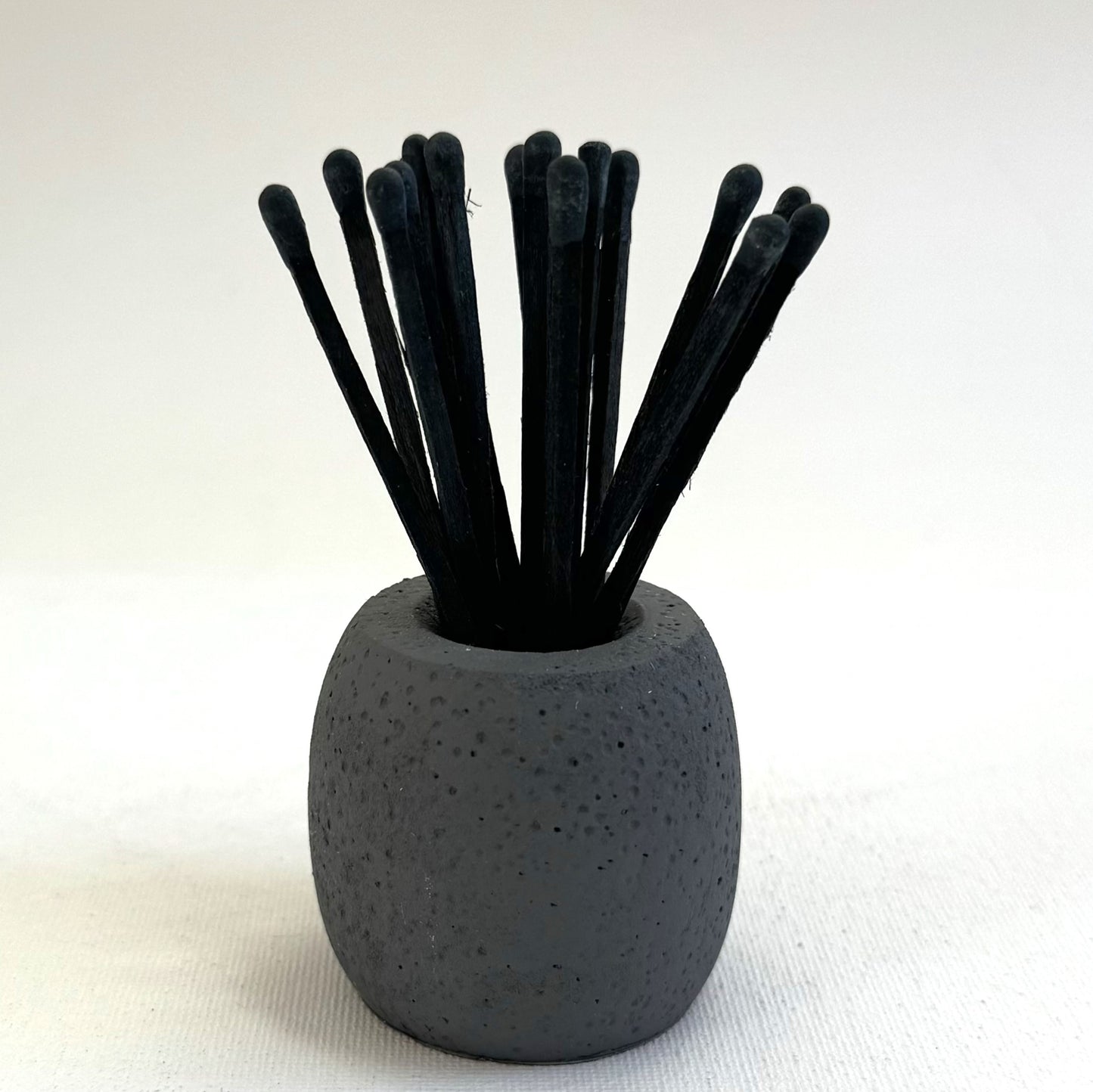 Concrete Match Holder/Toothpick Holder: Include 25 Colored Matches -20 Color Options Available
