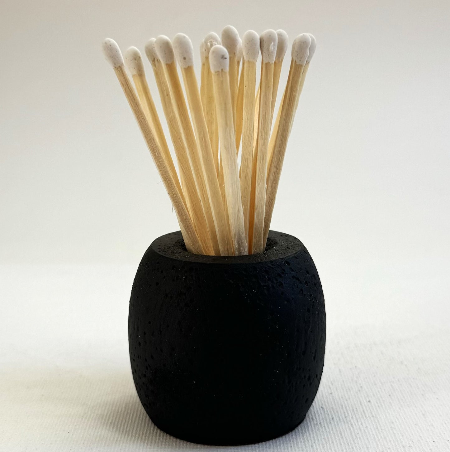 Concrete Match Holder/Toothpick Holder: Include 25 Colored Matches -20 Color Options Available