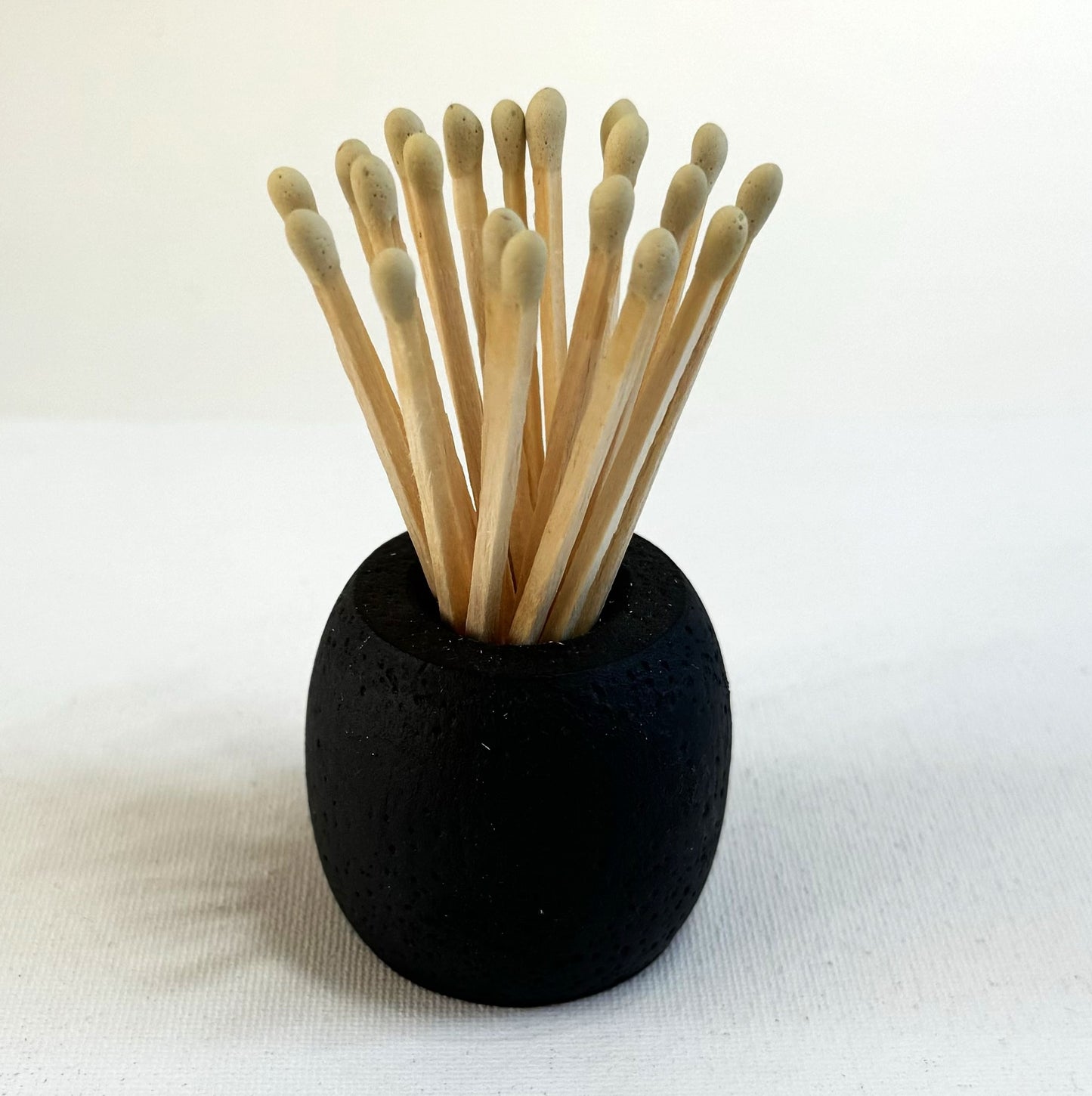 Concrete Match Holder/Toothpick Holder: Include 25 Colored Matches -20 Color Options Available