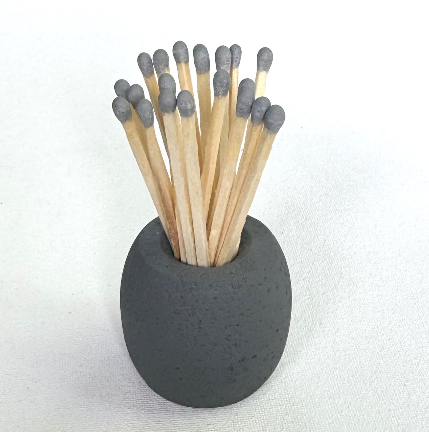 Concrete Match Holder/Toothpick Holder: Include 25 Colored Matches -20 Color Options Available