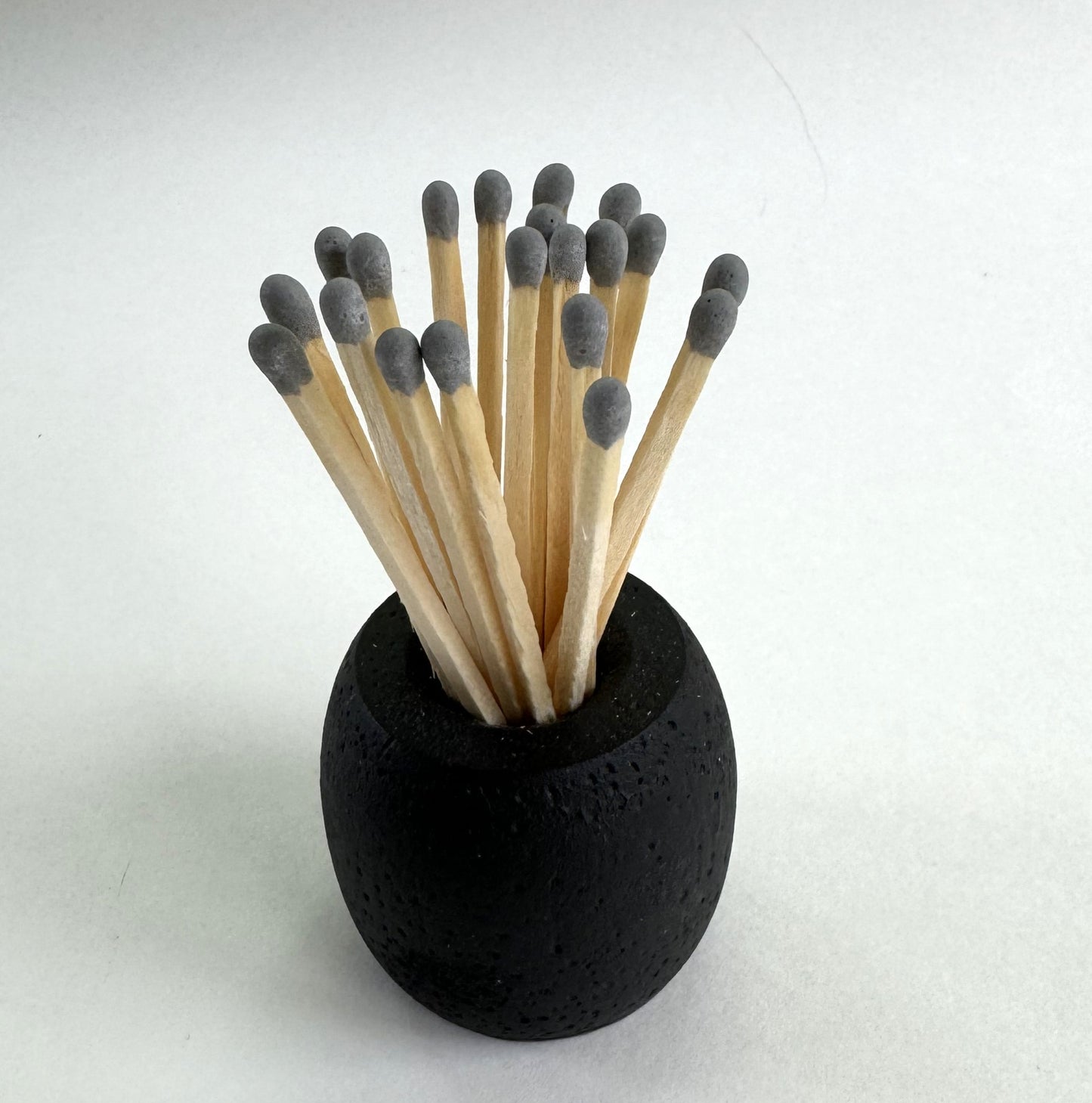 Concrete Match Holder/Toothpick Holder: Include 25 Colored Matches -20 Color Options Available