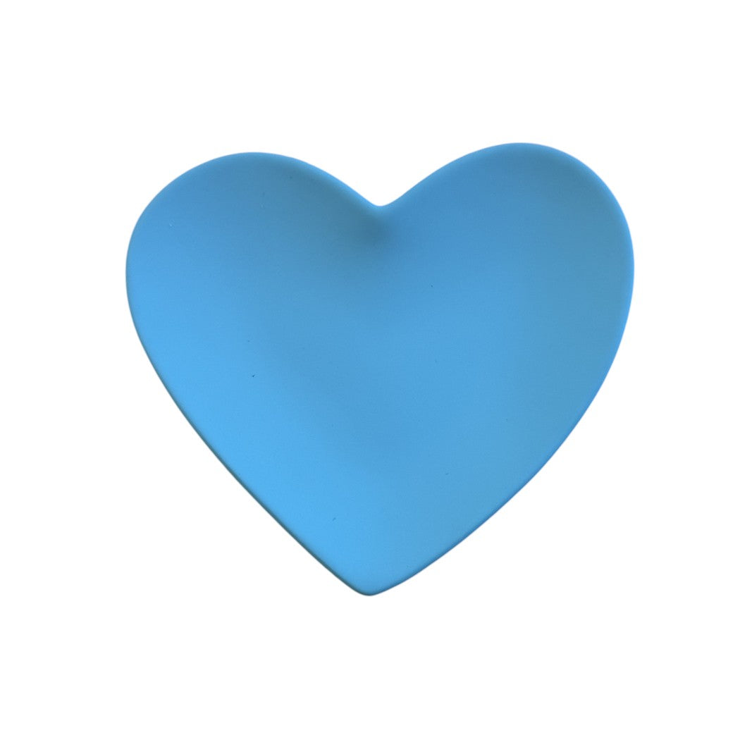Sky Blue heart-shaped trinket plate