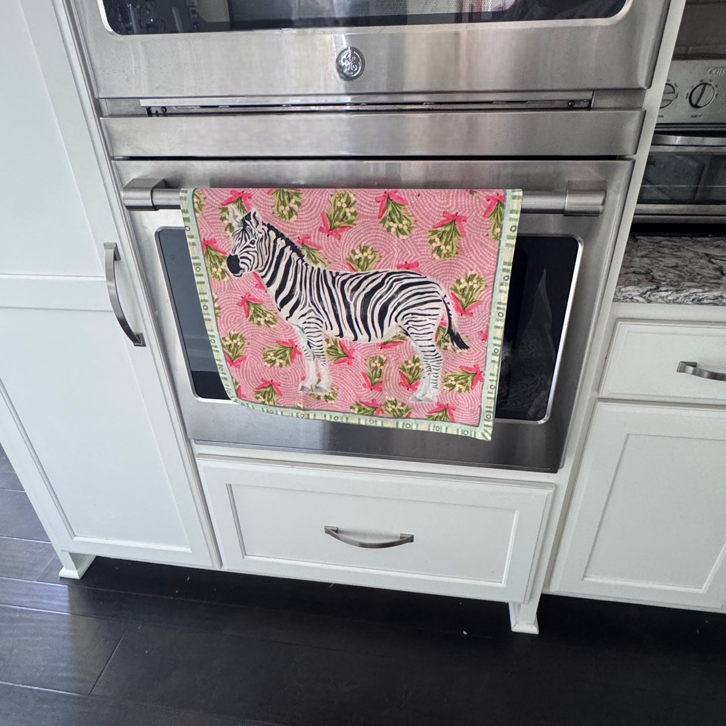 Safari Print Towels with Botanical Print