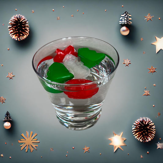 Holiday Drink Cubes Reusable Ice