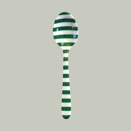Festive Dotted & Striped Patterned Spoons
