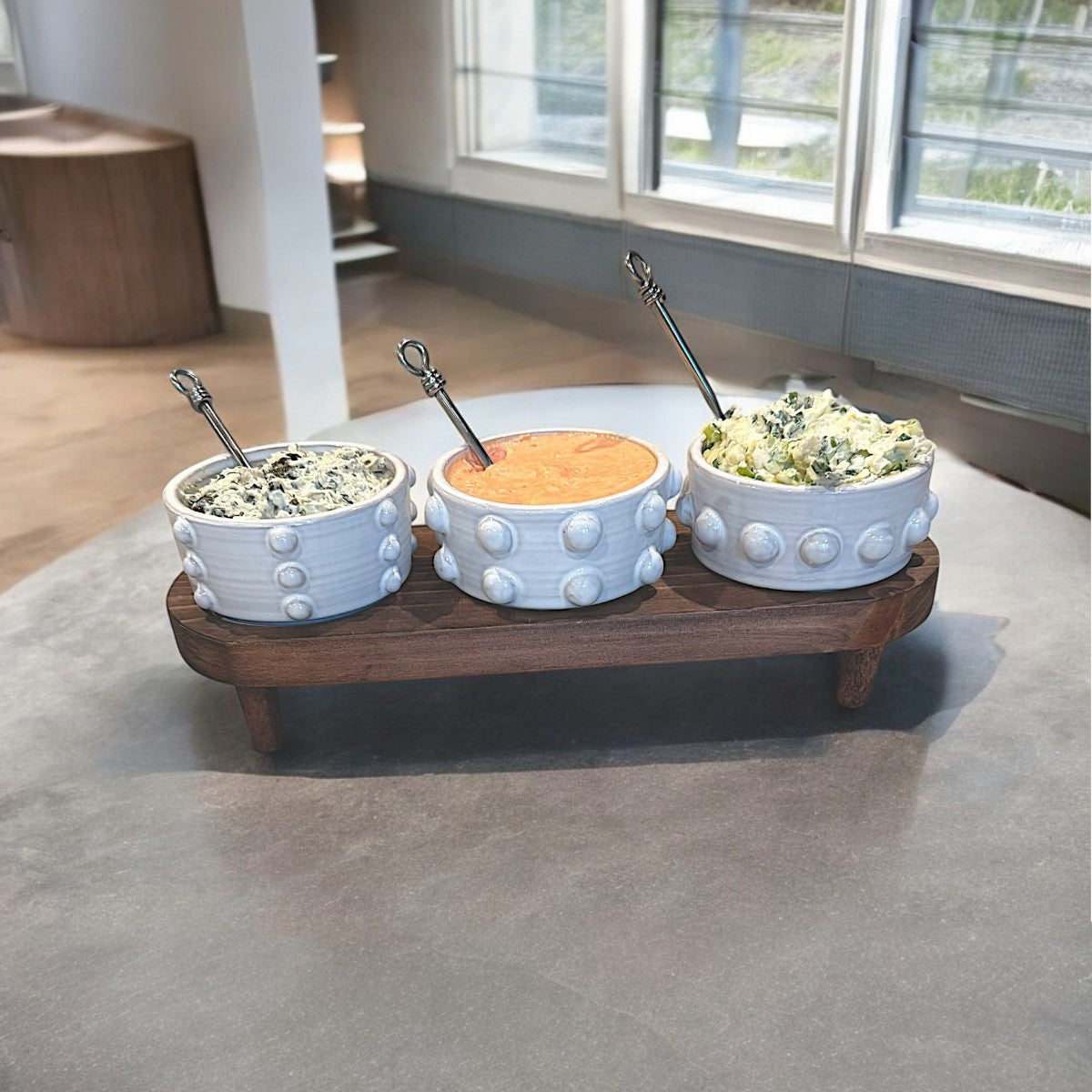 Bead Dip Bowl & Stand