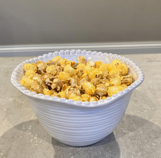 White Beaded Side Bowls