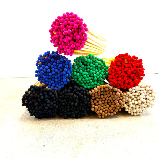 Fireplace Matches (8") - 10+ Color Options Available