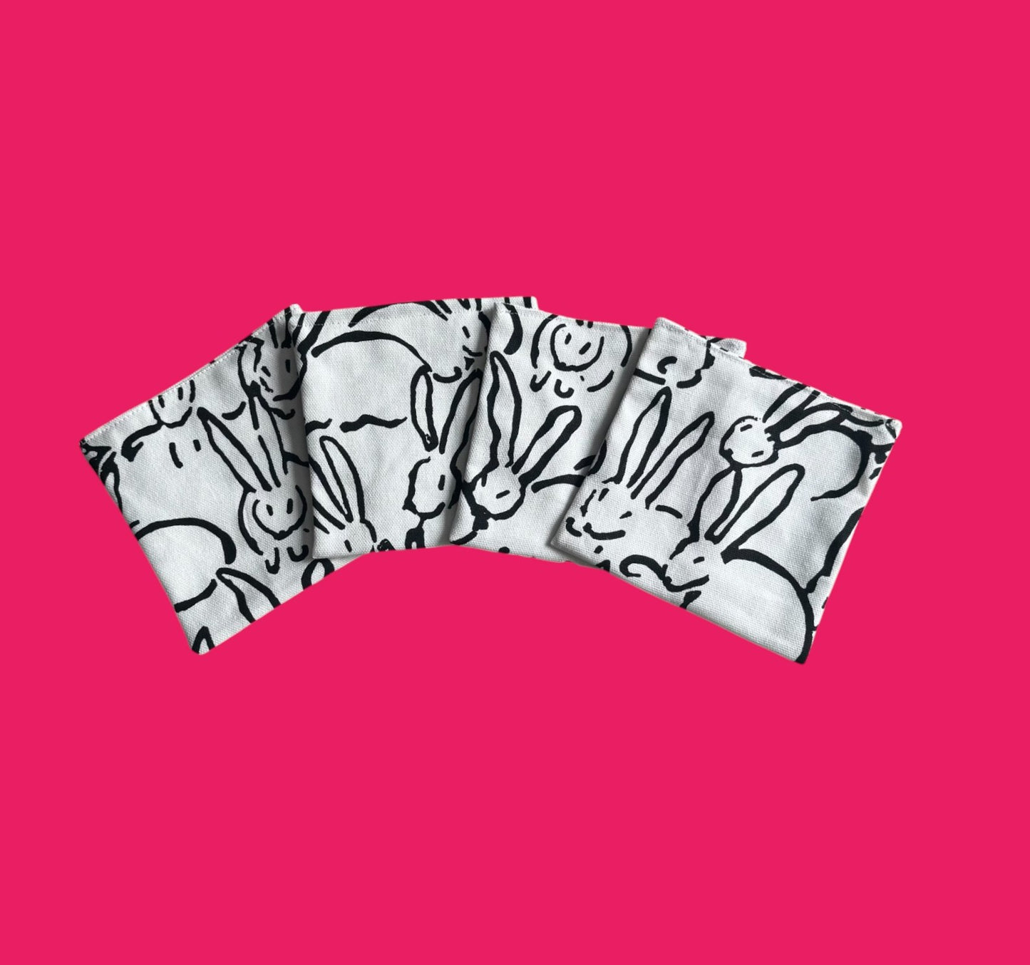Cloth Cocktail Napkins, Set of 4