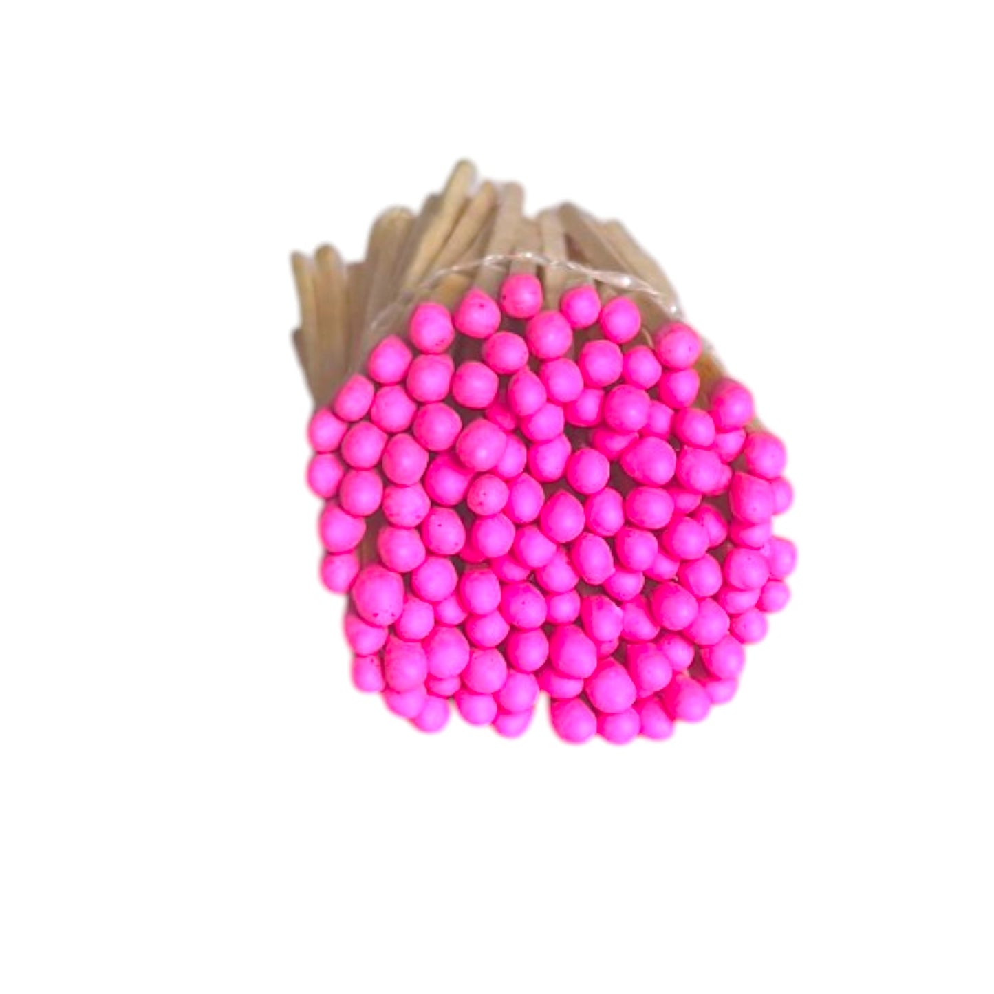 3" Matches in Glass Cloche with Heart Striker, Included 25 Colored Matches