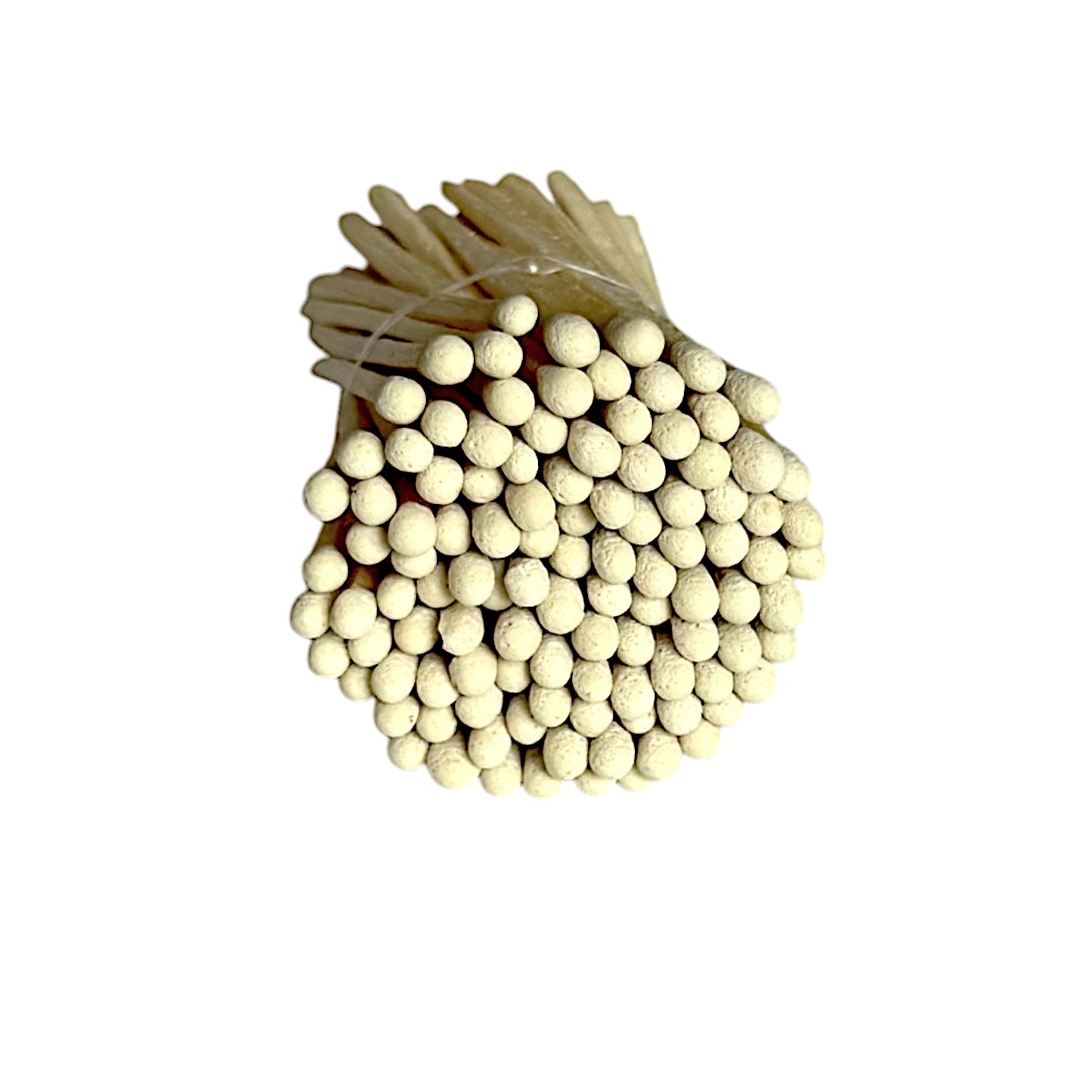 3" Matches in Glass Cloche with Heart Striker, Included 25 Colored Matches