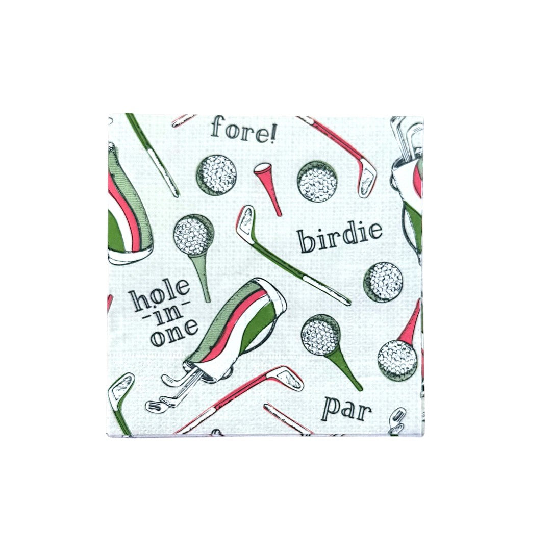 Courts and Courses Cocktail Napkins