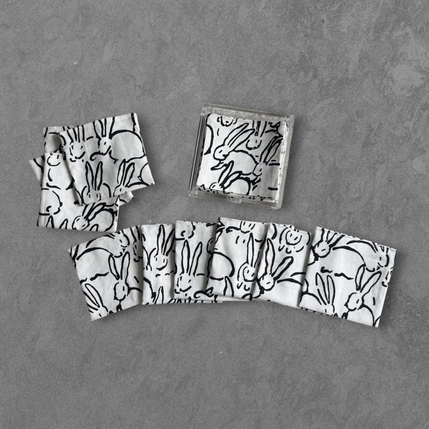 Cloth Cocktail Napkins, Set of 4