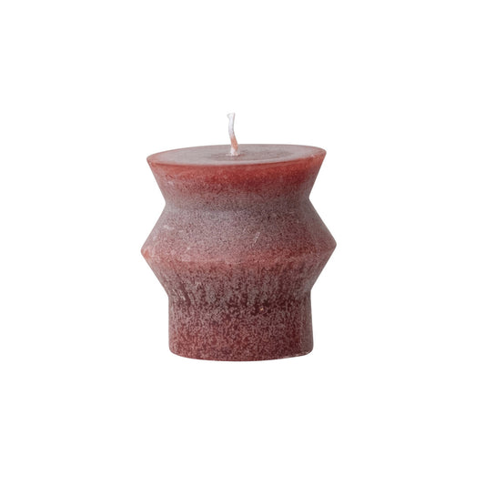 Modern Totem Pillar Candle Collection: Cranberry Harvest