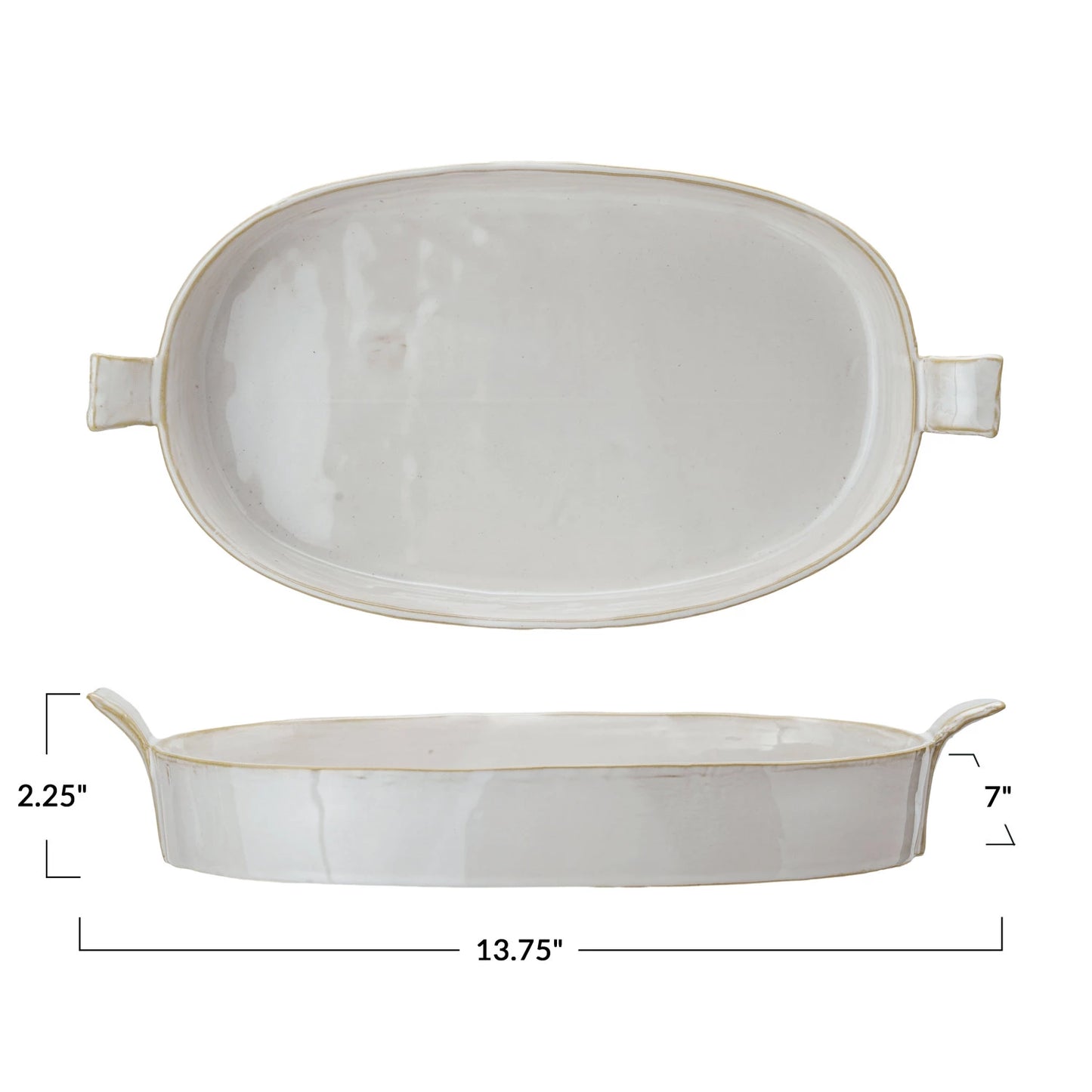 Stoneware Baker with Handles