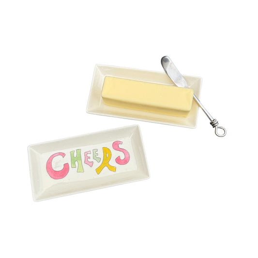 Petite Cheers Plate by Creative Co-Op
