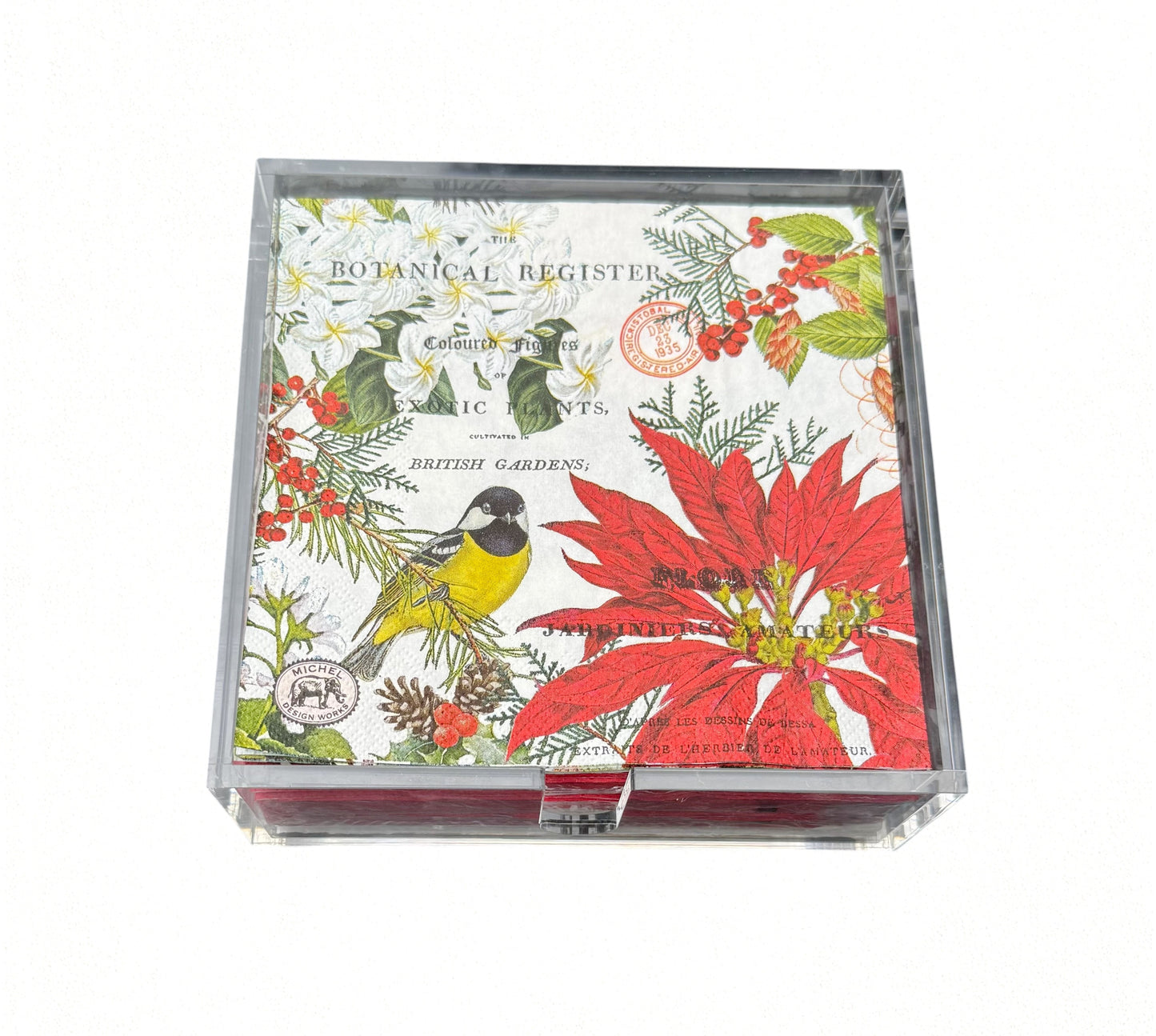 Christmas Botanicals Luncheon Napkin