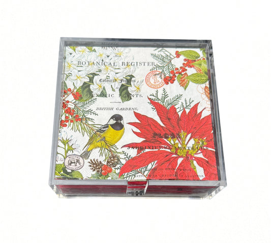 Christmas Botanicals Luncheon Napkin