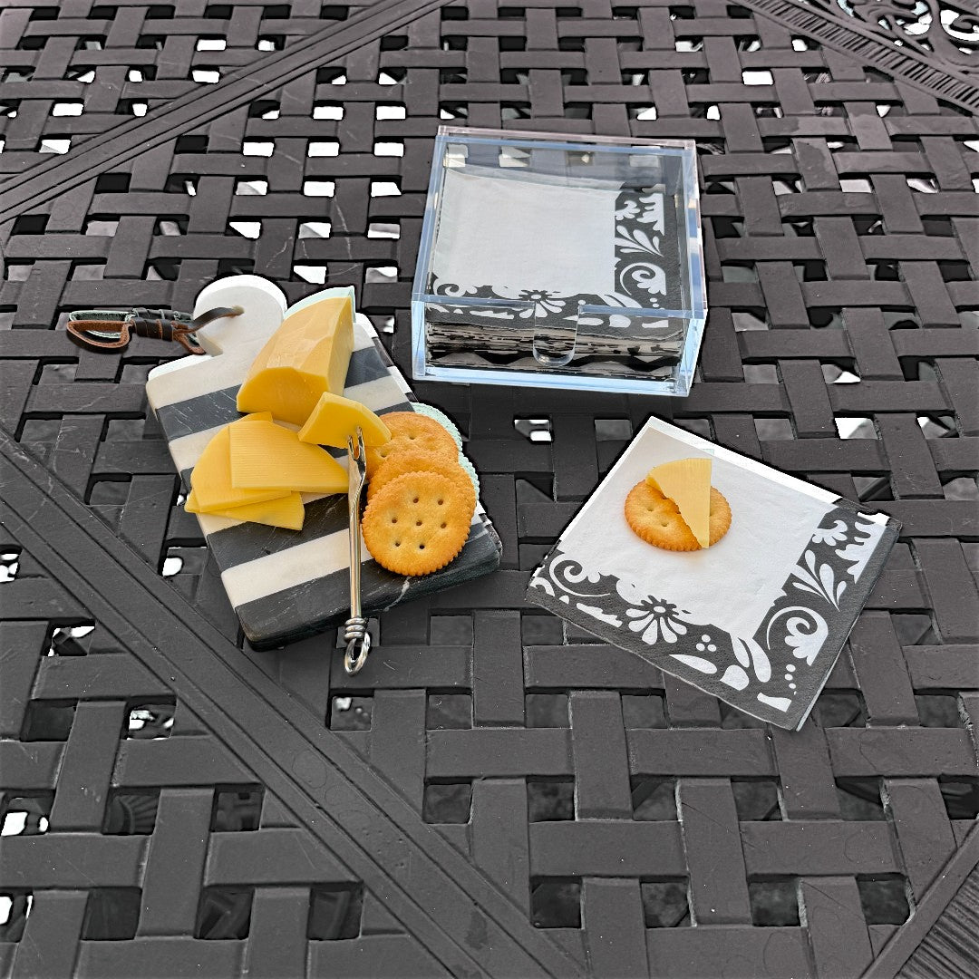 Sleek and Simple Acrylic Cocktail Napkin Holder
