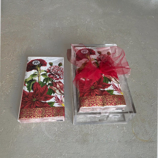 Merry & Bright Blooms Guest Towel/Napkins