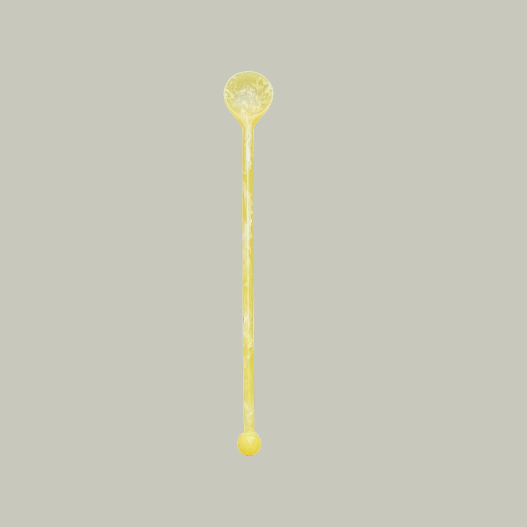 Marbled Resin Cocktail Spoon