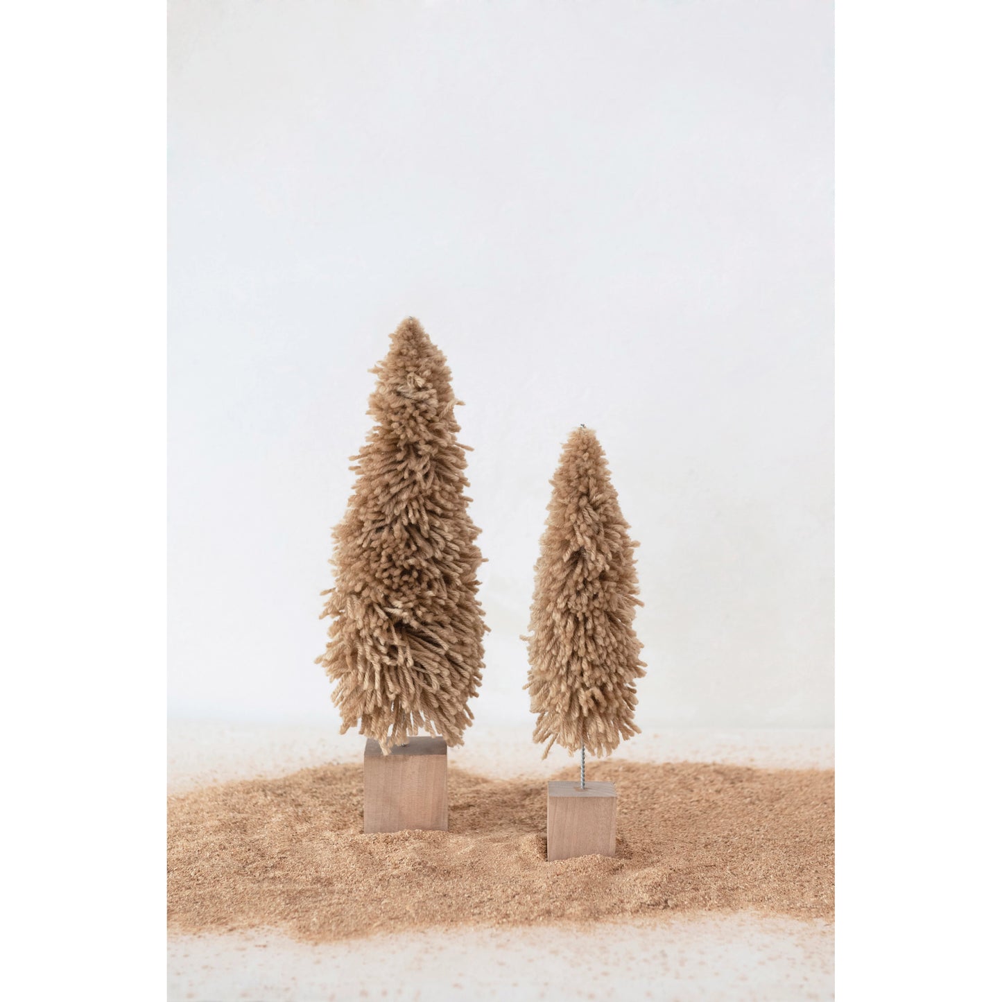 The Shaggy Spruce Yarn Tree - 9" H
