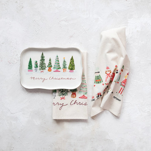 Scalloped Tree Platter by Creative Co-Op