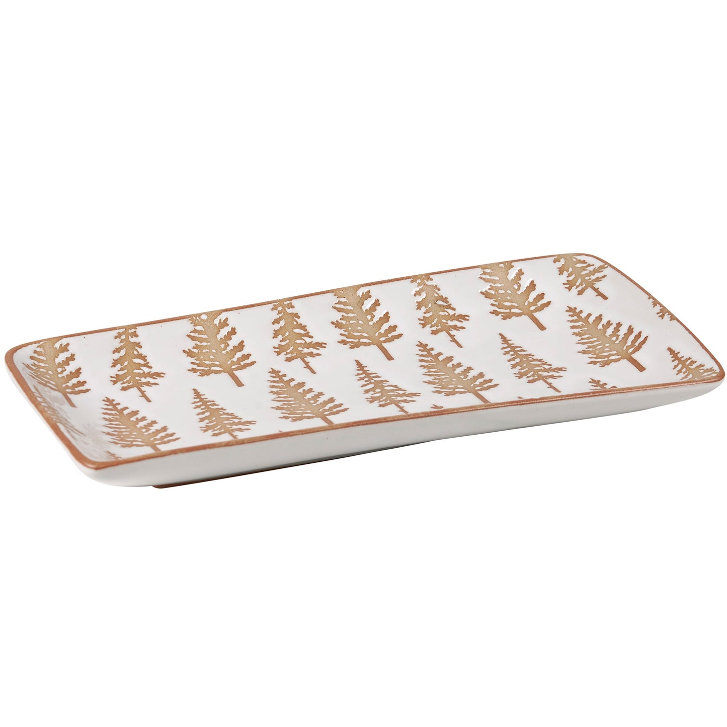 Winter Tree Stoneware Platter