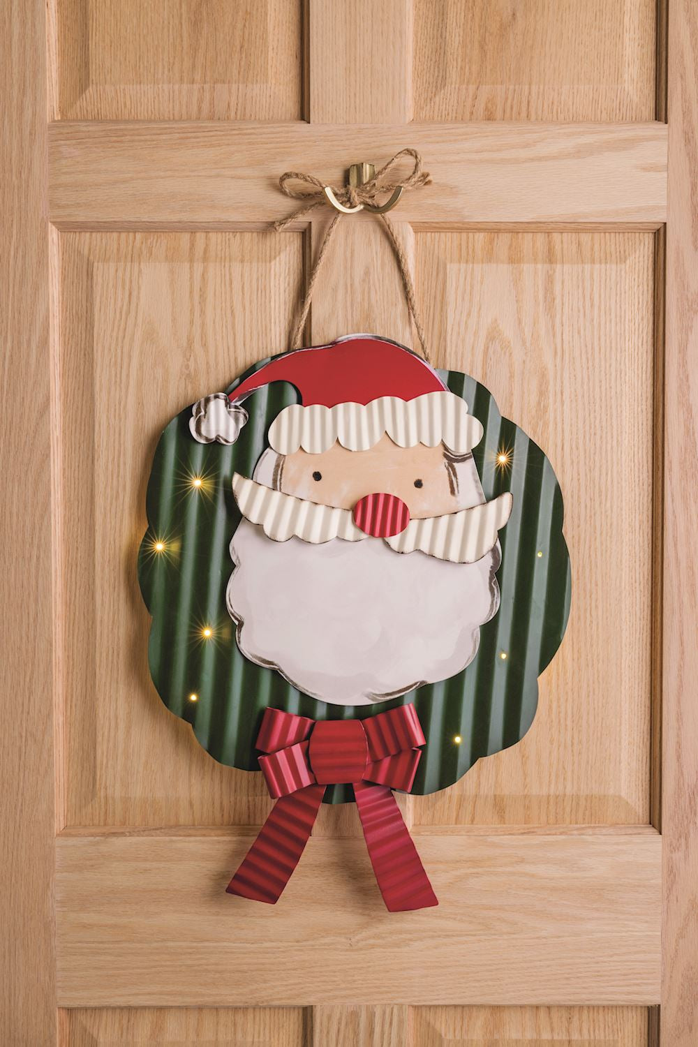 Light Up Santa Door Hanger