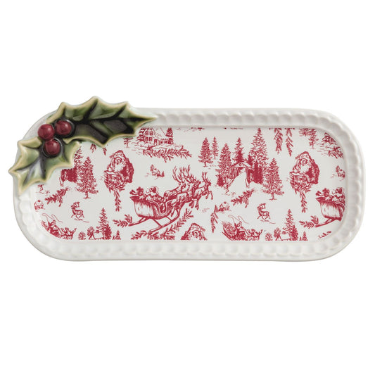 Holly Toile Everything Plate