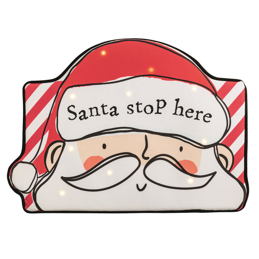 Light-up Santa Musical Doormat