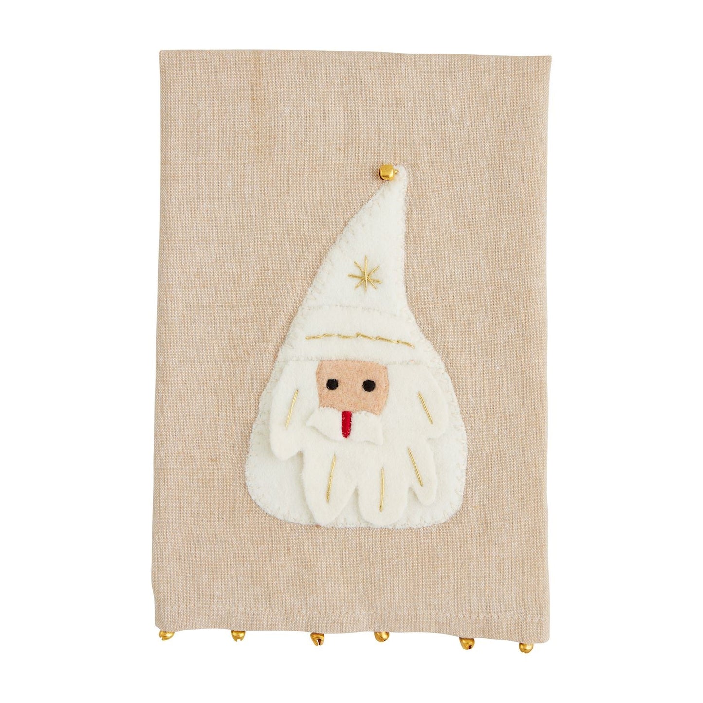 Holiday Felt Applique Towels by Mud Pie