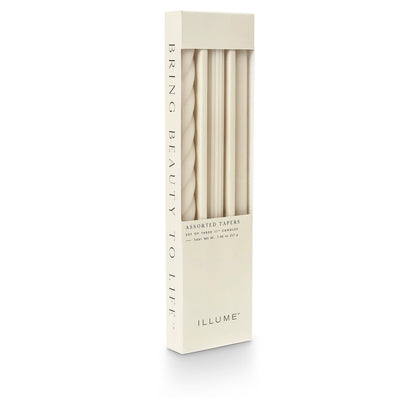 Pack of Illume candles in a white box