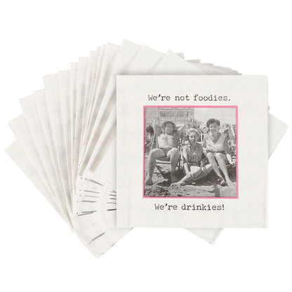 No Alcohol in Prison Cocktail Napkins