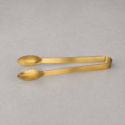 Gold Serving Tongs