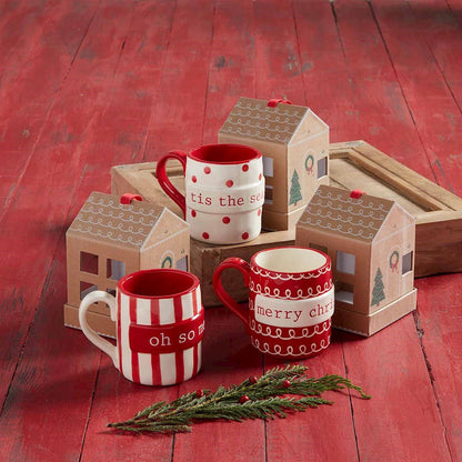 Festive Holiday Mugs, Mud Pie