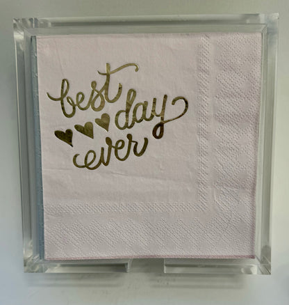 Clear Acrylic Cocktail Napkin Holder