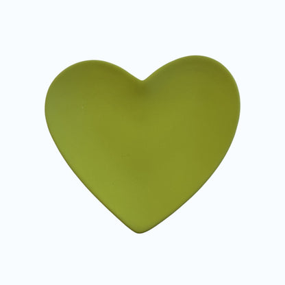Green heart trinket plate