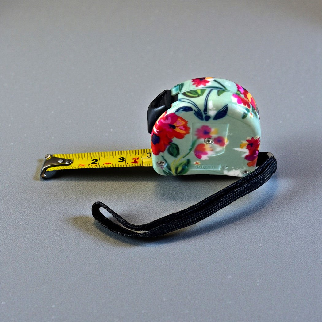 Pretty and Practical 10" Floral Tape Measure