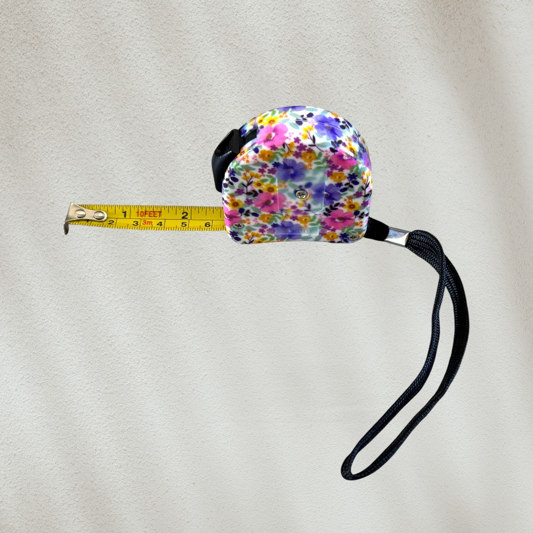 Pretty and Practical 10" Floral Tape Measure