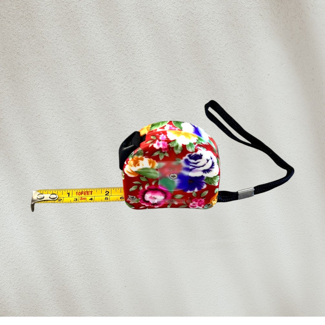 Pretty and Practical 10" Floral Tape Measure