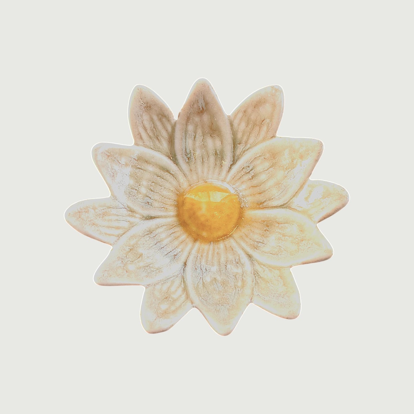 Bloom Mini Flower Dish with Reactive Glaze Finish