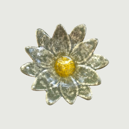 Bloom Mini Flower Dish with Reactive Glaze Finish