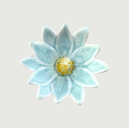 Bloom Mini Flower Dish with Reactive Glaze Finish